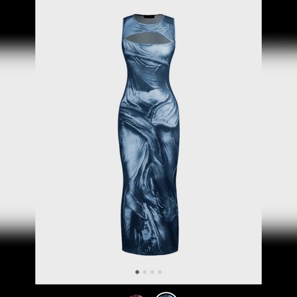 Womens Maxi Sun Dress - Picture 1 of 3